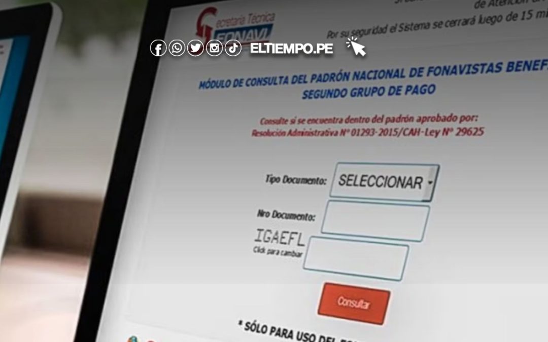 Secretaria Técnica Fonavi 2025 consulta para ver si me toca cobrar hoy el Reintegro 4