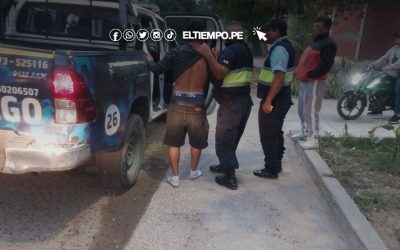 Serenazgo de Piura interviene a sujeto acusado de robo de celular en urbanización San Isidro