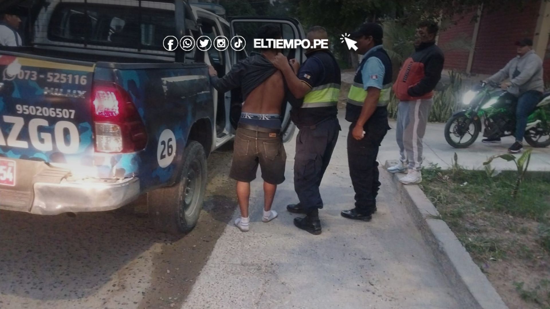 Serenazgo atrapa a sujeto