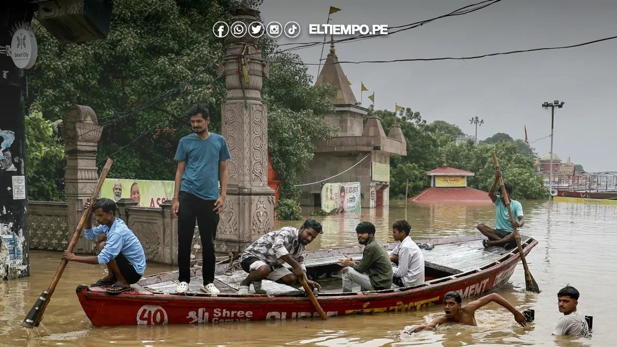 Tragedia en India lluvias torrenciales causan 12 muertos y caos en el norte del país