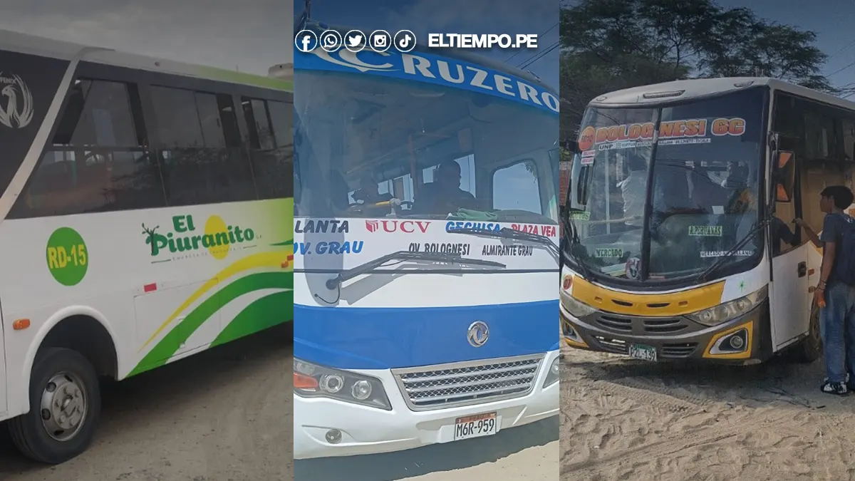 Transportistas en Piura defienden continuidad de rutas diametrales 300 mil usuarios en riesgo de quedarse sin servicio