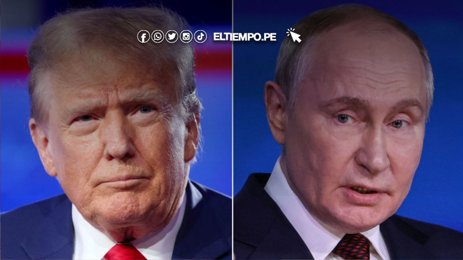 Vladimir Putin y Donald Trump