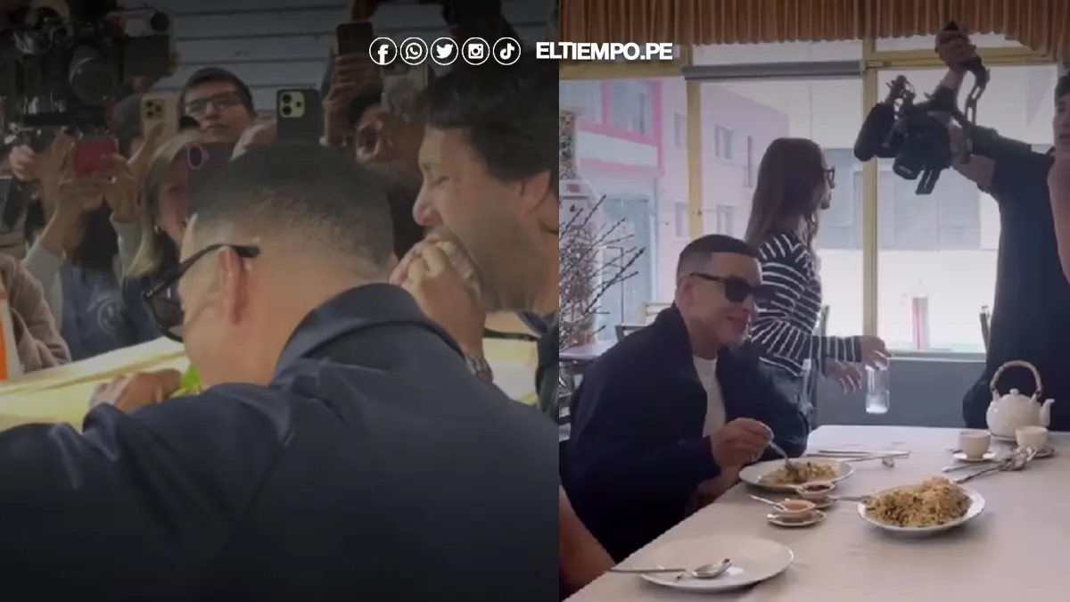 Daddy Yankee disfruta de la gastronomía peruana Daddy Yankee disfruta de la gastronomía peruana