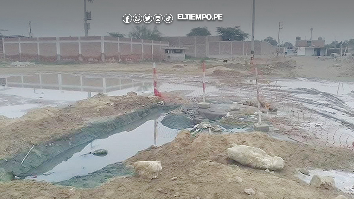 Denuncia abandono de obra de agua y alcantarillado Denuncia abandono de obra de agua y alcantarillado