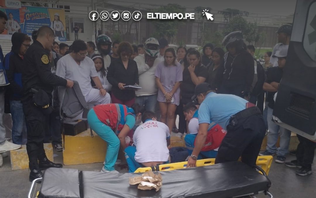 Piura: Estudiante de la UPAO resulta herido tras accidente de tránsito en urbanización Los Rosales
