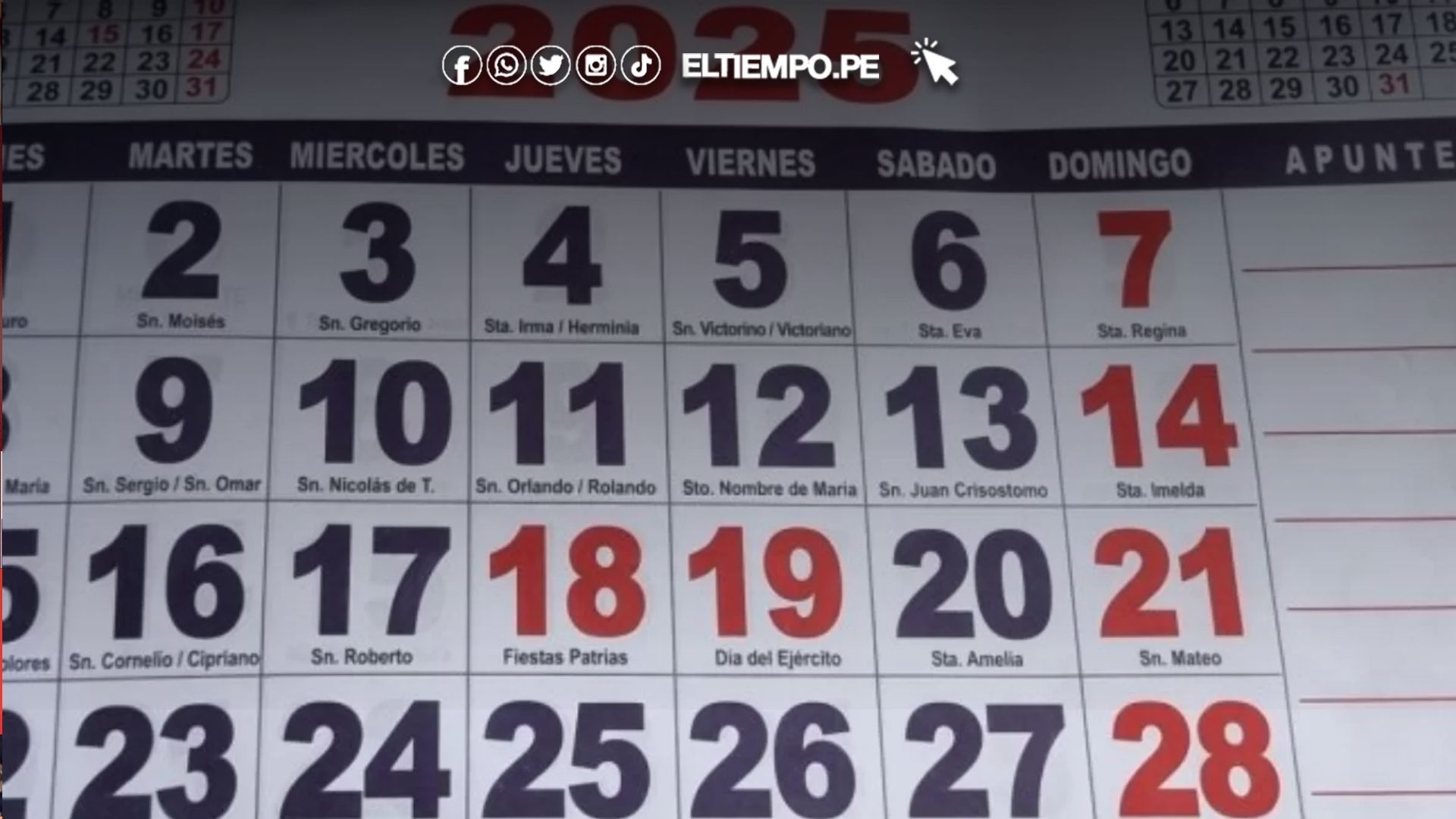 Feriado 25 de septiembre 2025