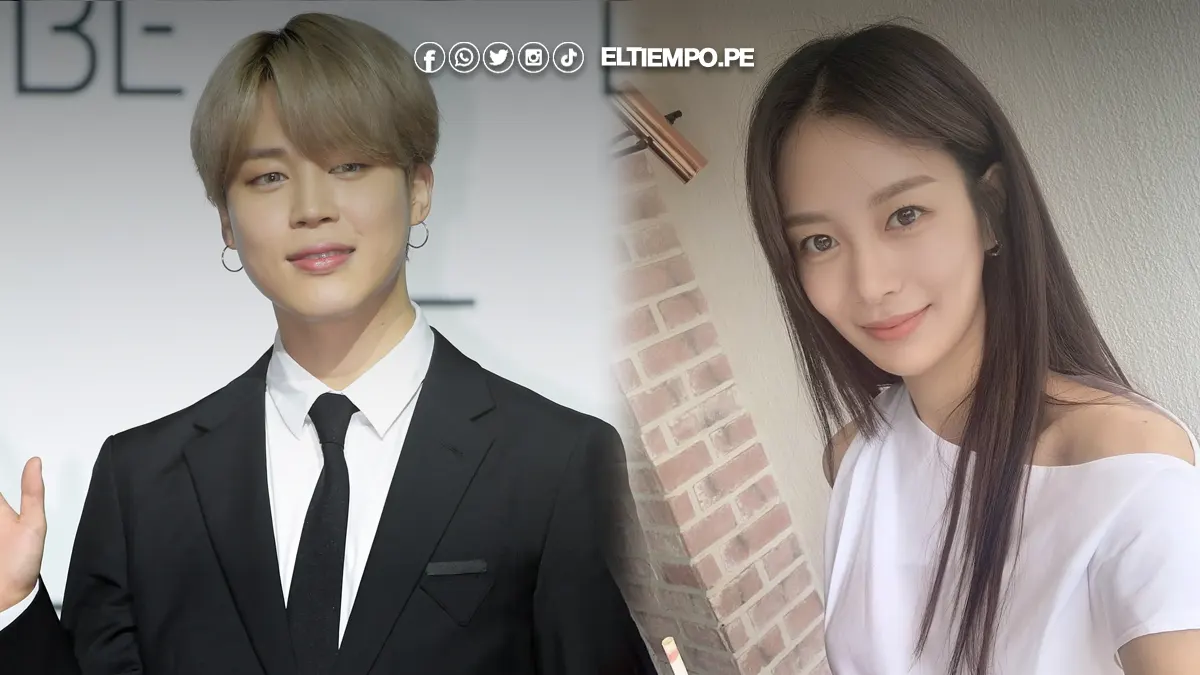 Jimin de BTS y Song Da-eun Jimin de BTS y Song Da-eun