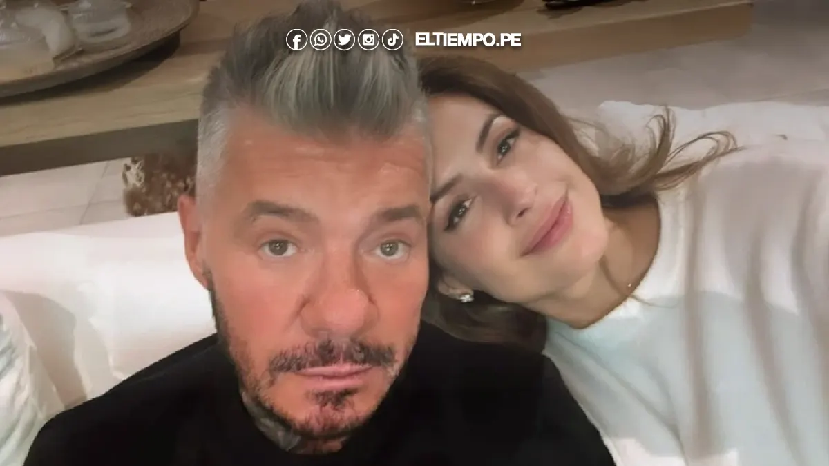 Marcelo Tinelli y Milett Figueroa