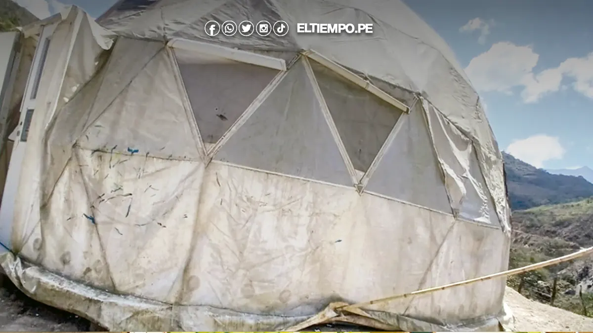 Más de 100 alumnos de Huarmaca estudian en aulas de plástico Más de 100 alumnos de Huarmaca estudian en aulas de plástico