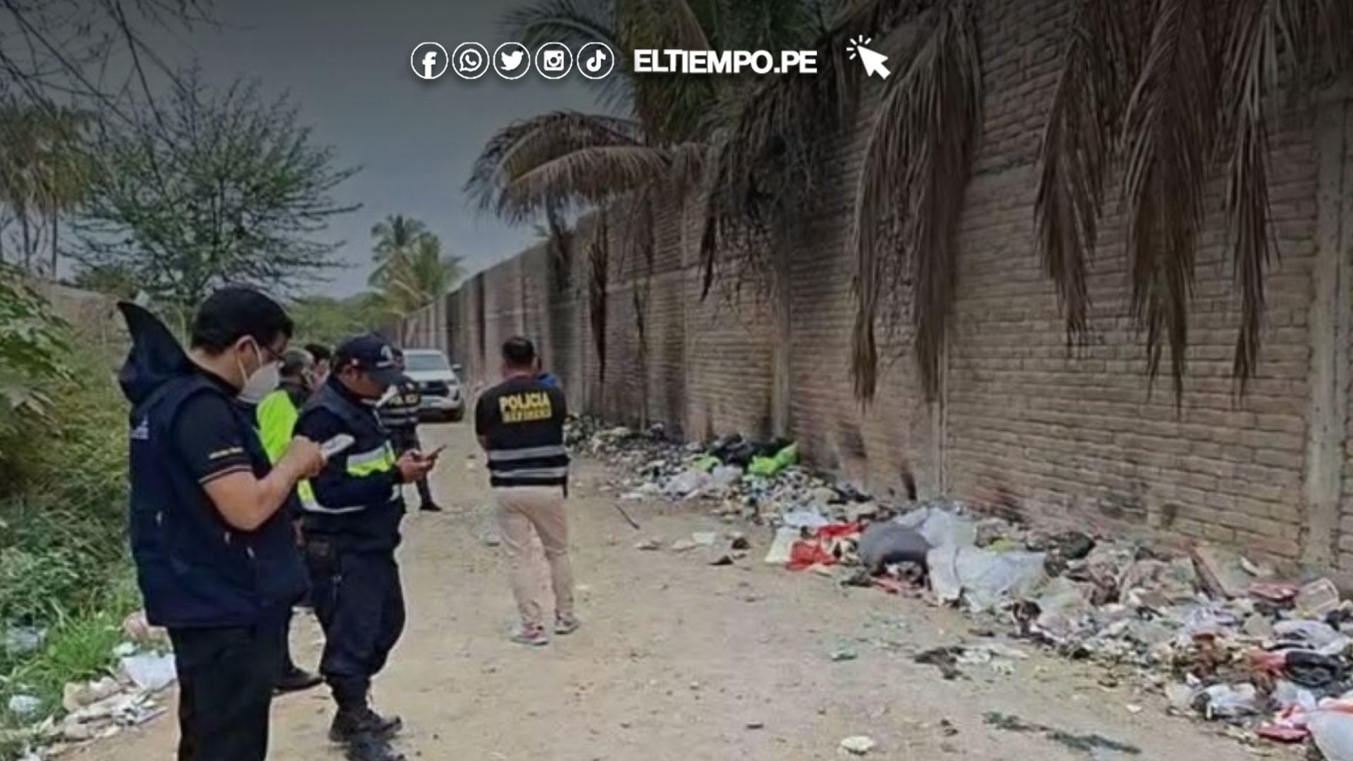 Pierna humana en Sullana