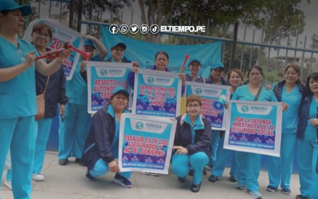 EsSalud asegura atención durante huelga de enfermeras y anuncia descuentos por inasistencia