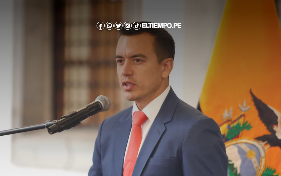 Daniel Noboa declara estado de excepción en 7 provincias ecuatorianas tras protestas por subsidio al diésel