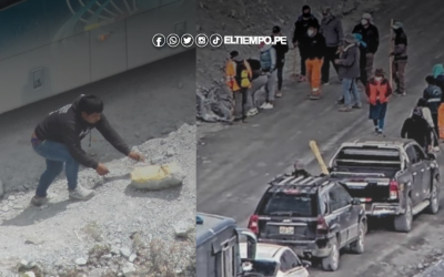 Camioneta de trabajadores de Antamina es apedreada por comuneros en Huaripampa