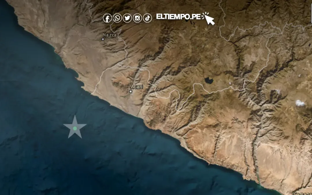Último sismo de HOY, lunes 22 de setiembre de 2025: epicentro del temblo en Loma, Caravelí, en Arequipa