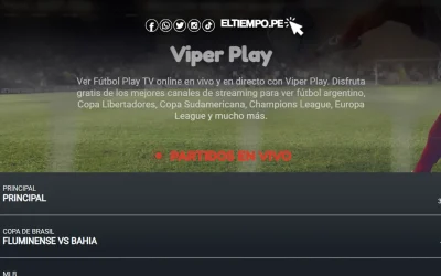 Viper Play setiembre 2025: LINK, cómo acceder y cómo ver EN VIVO fútbol y más