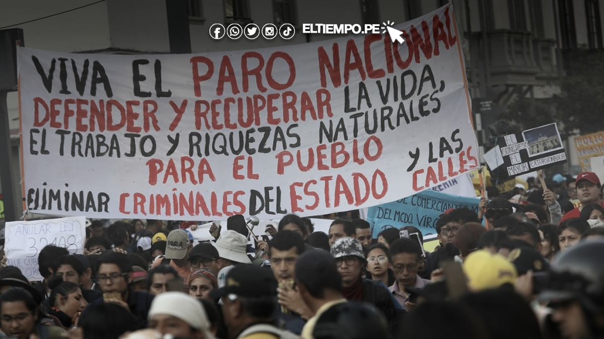 Anuncian nuevo paro nacional este 15 de octubre