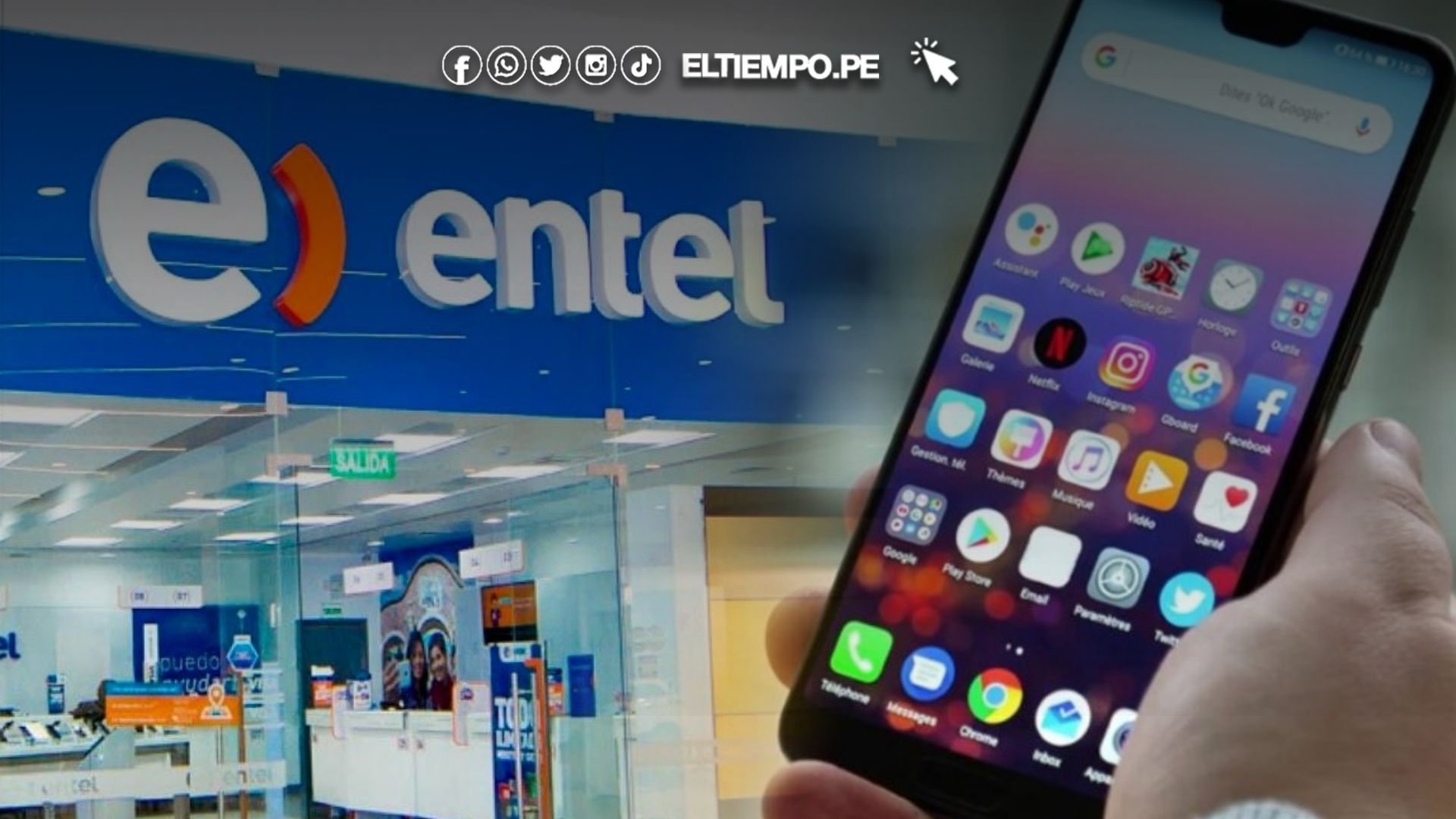 Entel se cayó