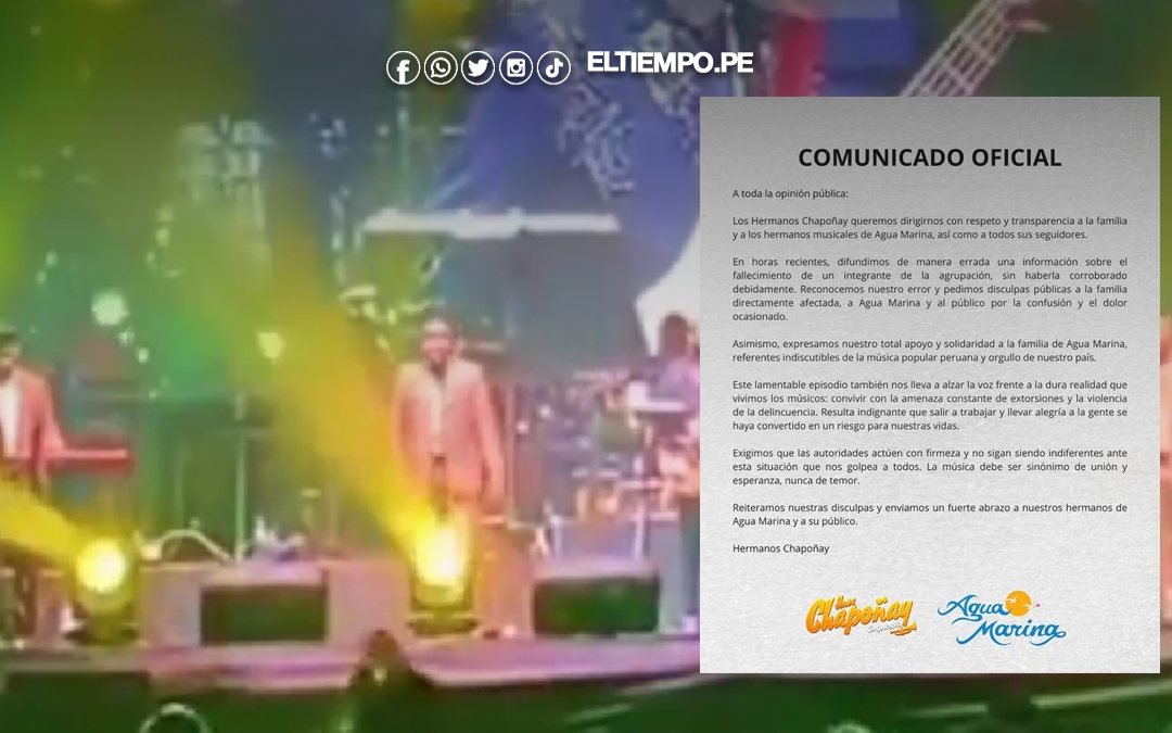 ¡Luis Quiroga no ha fallecido! Hermanos Chapoñay se disculpan públicamente por difundir información errónea