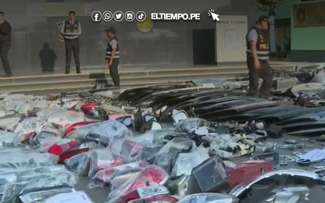 Lima: La Policía halló 2 mil autopartes de dudosa procedencia en el mercado informal San Jacinto