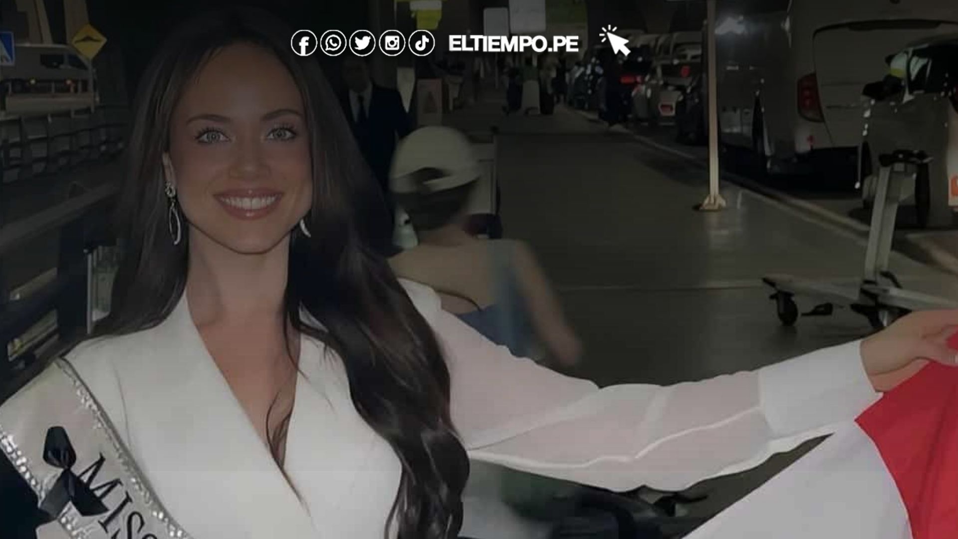 miss perú llega a Tailandia