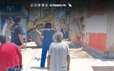 Municipalidad de Piura derriba construcciones y dan ultimátum a moradores