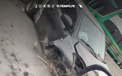 Accidente vehicular genera congestión en la vía Trujillo–Lima a la altura del puente Moche