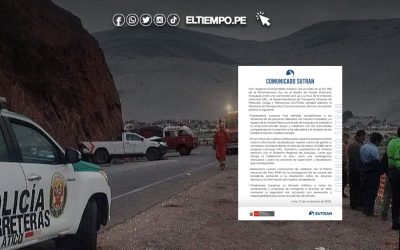 Sutran brinda apoyo y coordina acciones tras el trágico accidente de bus en Arequipa