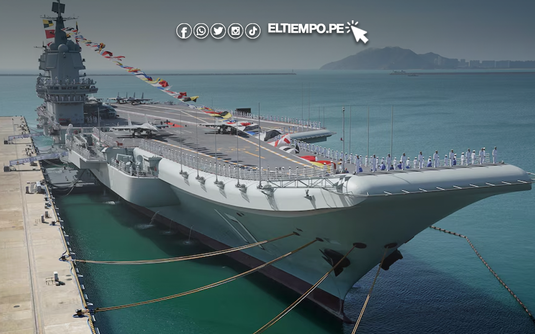 China pone en servicio su tercer portaaviones “Fujian”, el más avanzado de su flota naval