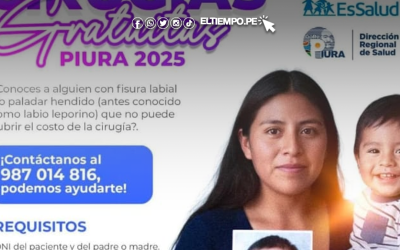 Cirugías gratuitas para fisuras labiales o paladar hendido en Piura: Estos requisitos debe cumplir el paciente