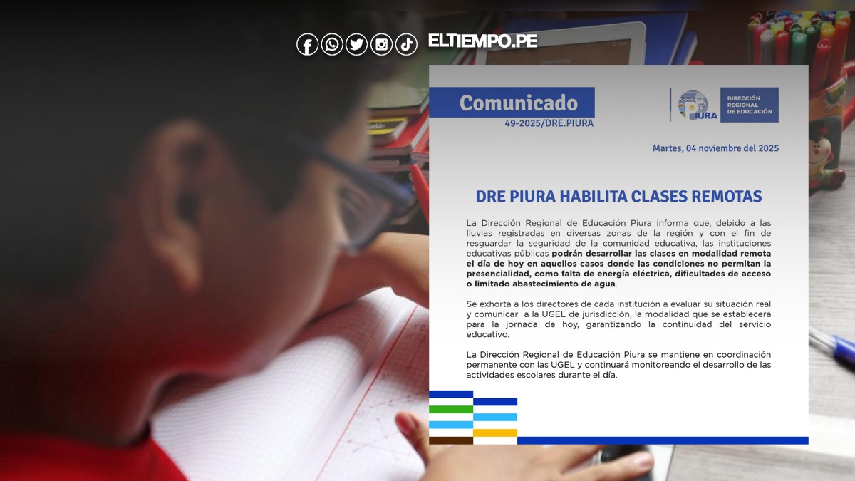 clases virtuales 4 de noviembre