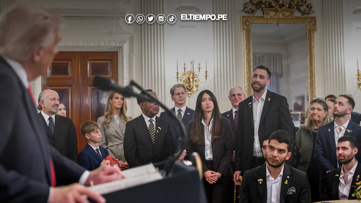 Donald Trump recibió a rehenes israelíes que estuvieron cautivos del grupo terrorista Hamas en Gaza Donald Trump recibió a rehenes israelíes que estuvieron cautivos del grupo terrorista Hamas en Gaza