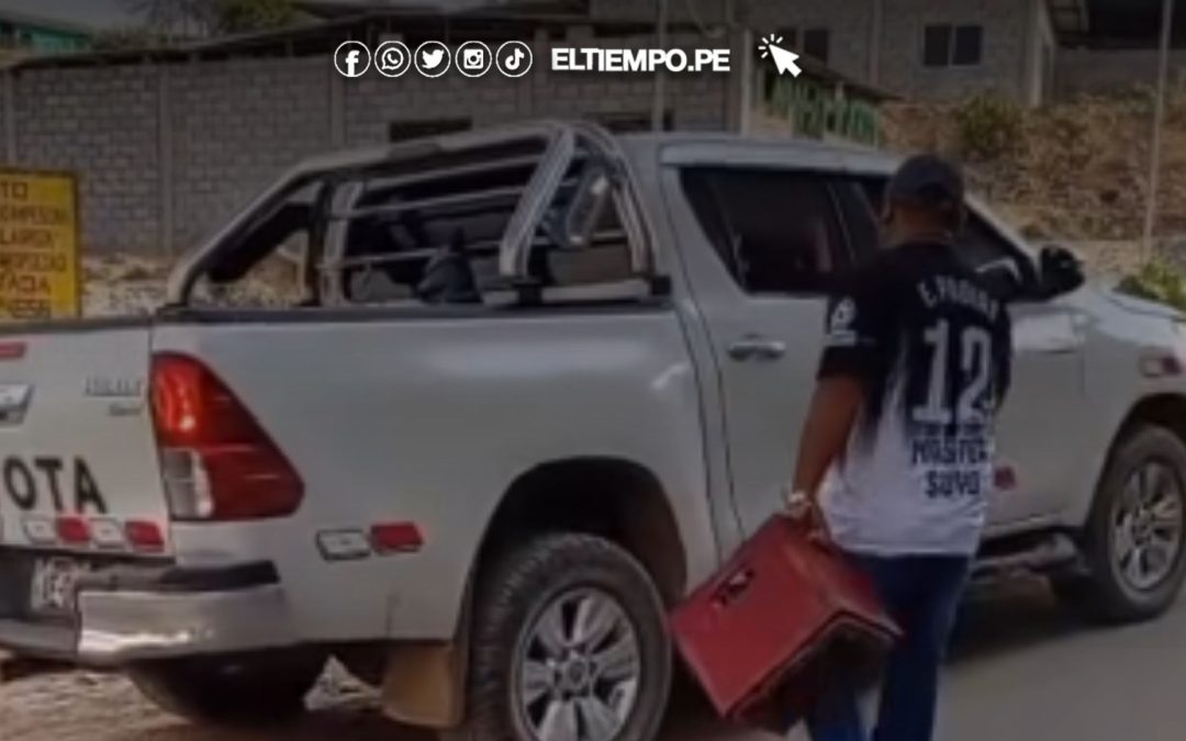 Denuncian uso de camioneta del Estado para comprar cerveza en el distrito de Suyo