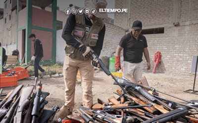 Piura: Sucamec destruye 277 armas de fuego para evitar su uso con fines delictivos