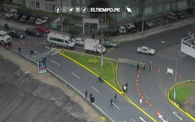 Cierre temporal de la Costa Verde por competencia de ciclismo genera fuerte congestión vehicular en Lima
