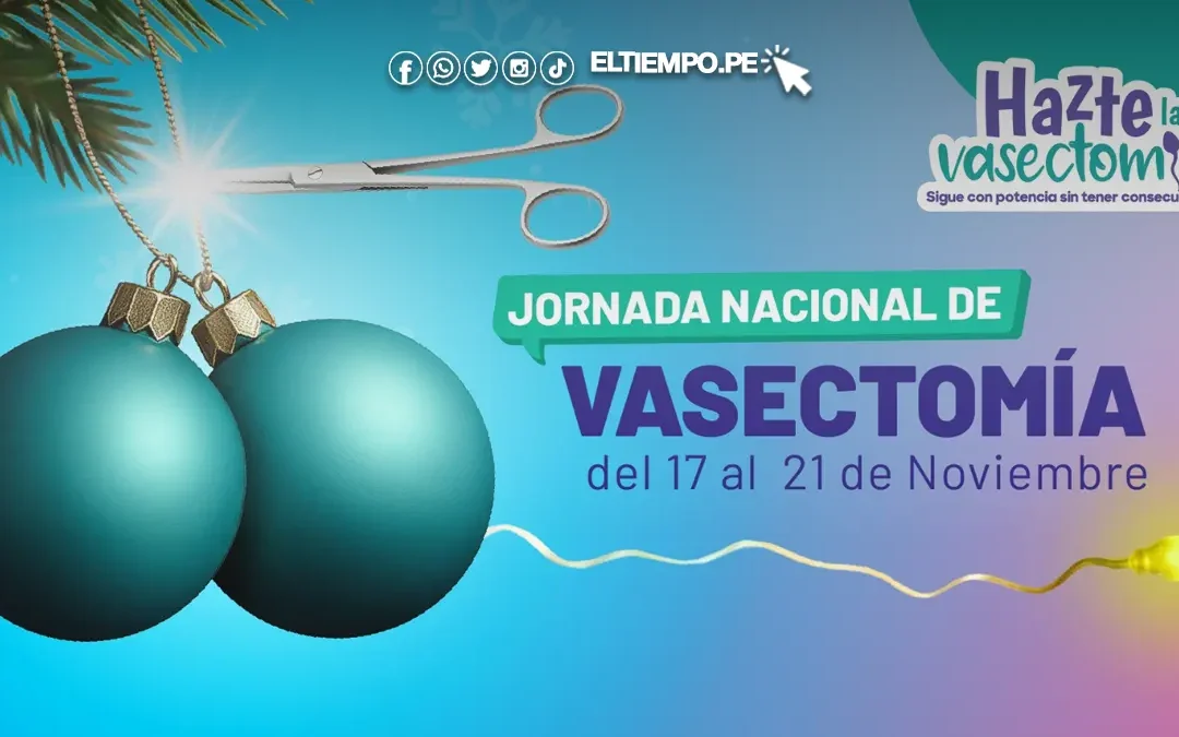 Lanzan jornada de vasectomía en 70 hospitales del país, entre ellos Piura, del 17 al 21 de noviembre