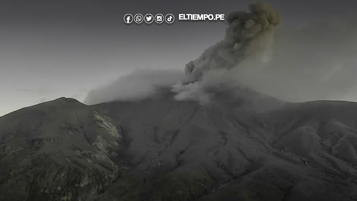 Volcán Puracé cambia a alerta naranja