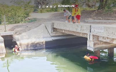 Sullana: Escolar cae al canal cuando sacaba agua para regar limones