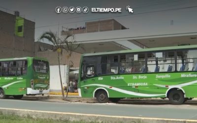 Línea de buses deja de operar tras recibir graves amenazas de extorsión, les pedían 20 mil soles