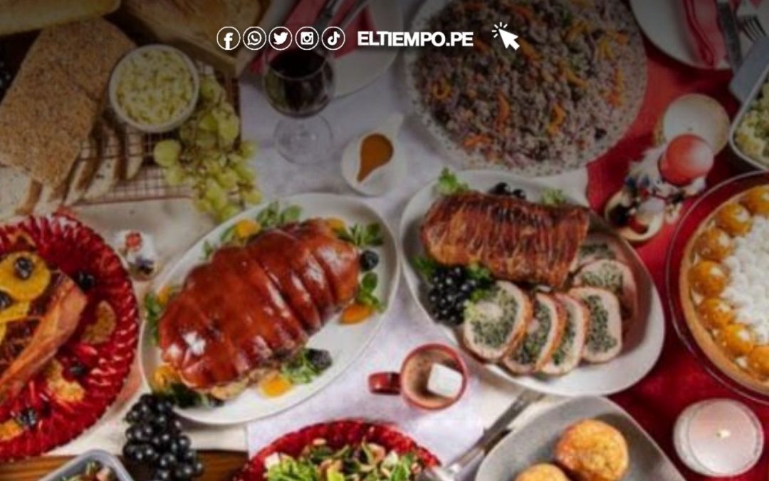 Más de 2 mil calorías se ingiere en la cena de Navidad y Año Nuevo