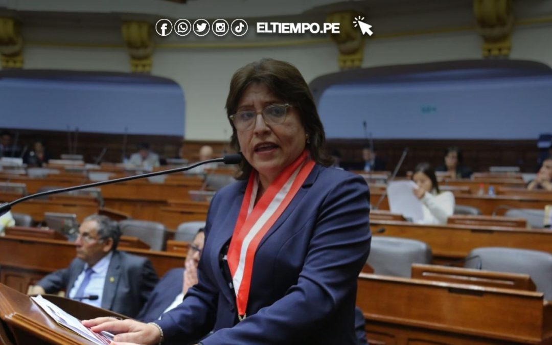 Pleno de Congreso inhabilita a Delia Espinoza por 10 años con 71 votos a favor