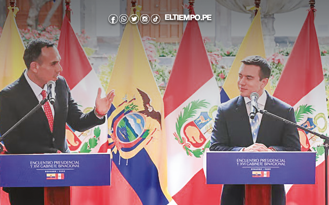 Perú y Ecuador acuerdan reforzar las fronteras