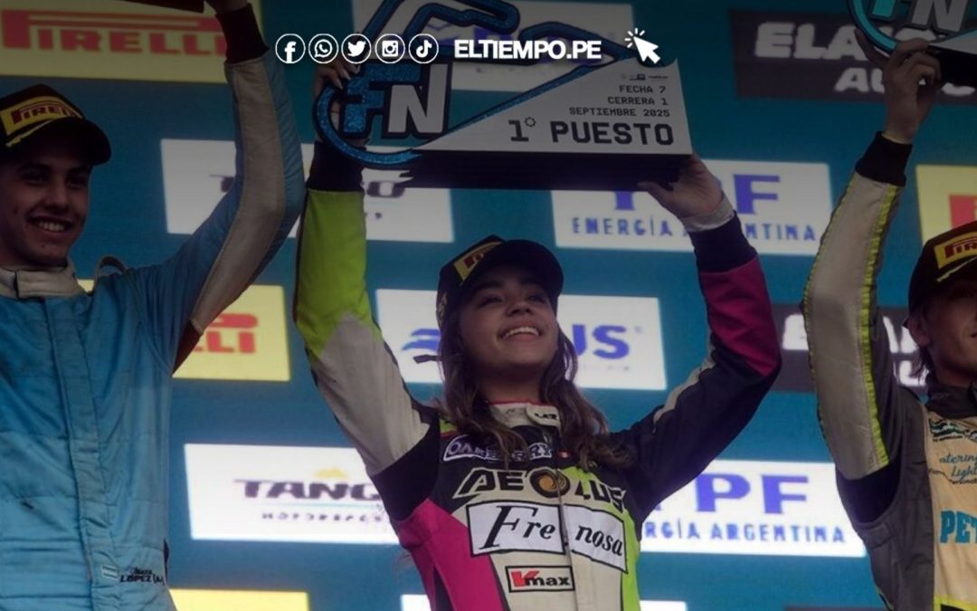 Piloto peruana Daniella Oré afronta la última carrera de la Fórmula Nacional Argentina con la mira en el podio