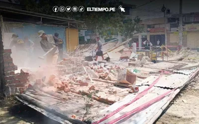 Piura: continúan las demoliciones en espacios públicos