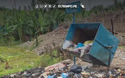 Vía Sullana-Querecotillo sigue sucia y se ha convertido en un botadero